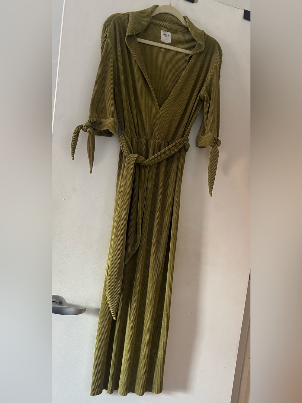 Tach green maxi dress